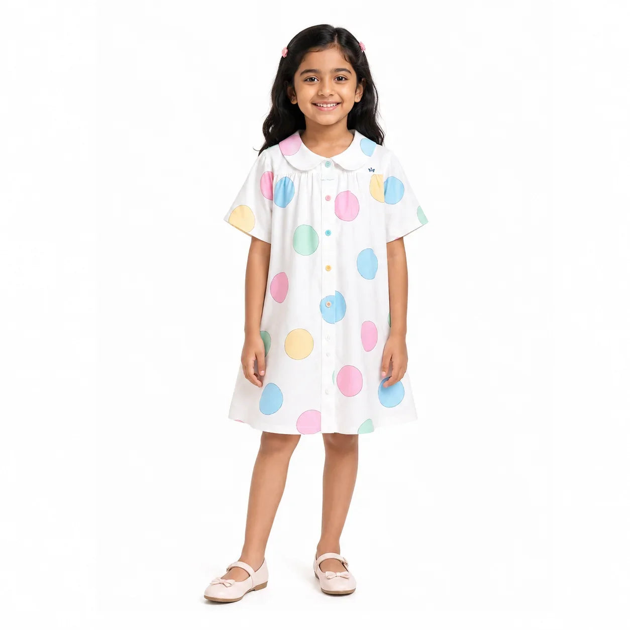 Candy Dot Collar Sleep Dress